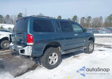 2006 Nissan Armada Se from USA, damaged, VIN 5N1AA08B46N714759